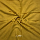 Turkish Lawn Hijab - Mustard